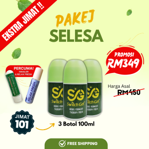 Pakej Selesa - 3 Botol Besar